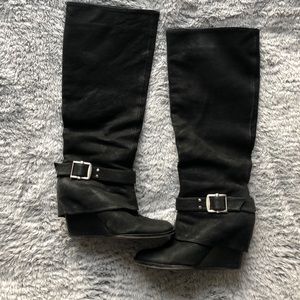 Vince Camuto knee high leather boots